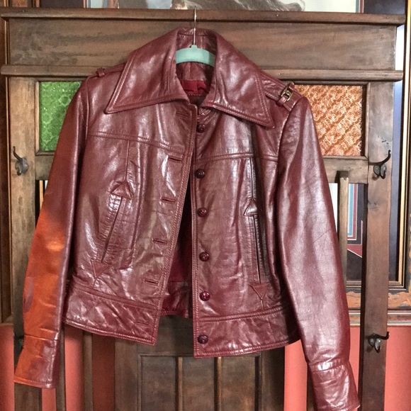 vintage etienne aigner leather jacket